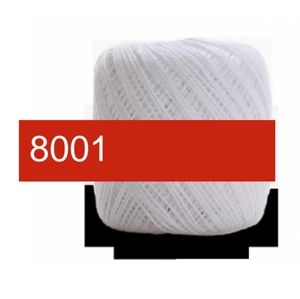 5/$15 Circulo Rubi Brilhante White 8001 40m 5g Mercerized Cotton